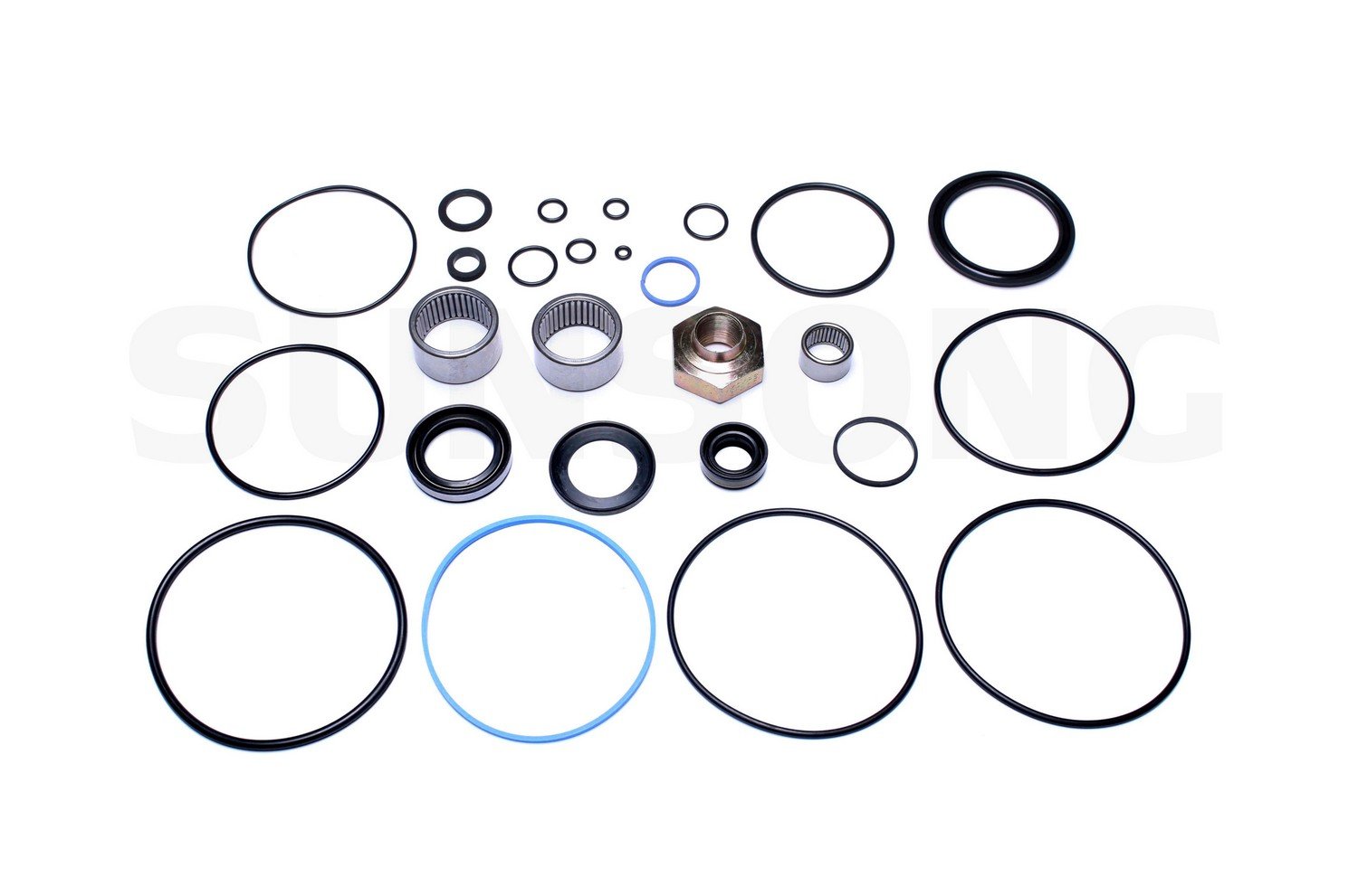 Sunsong 8401023 Steering Gear Rebuild Kit - Complete Repair Kit for Power Steering System - Perfect for Chevy, GMC, Ford, Dodge Trucks & SUVs - DIY Auto Maintenance & Smooth Driving Solution