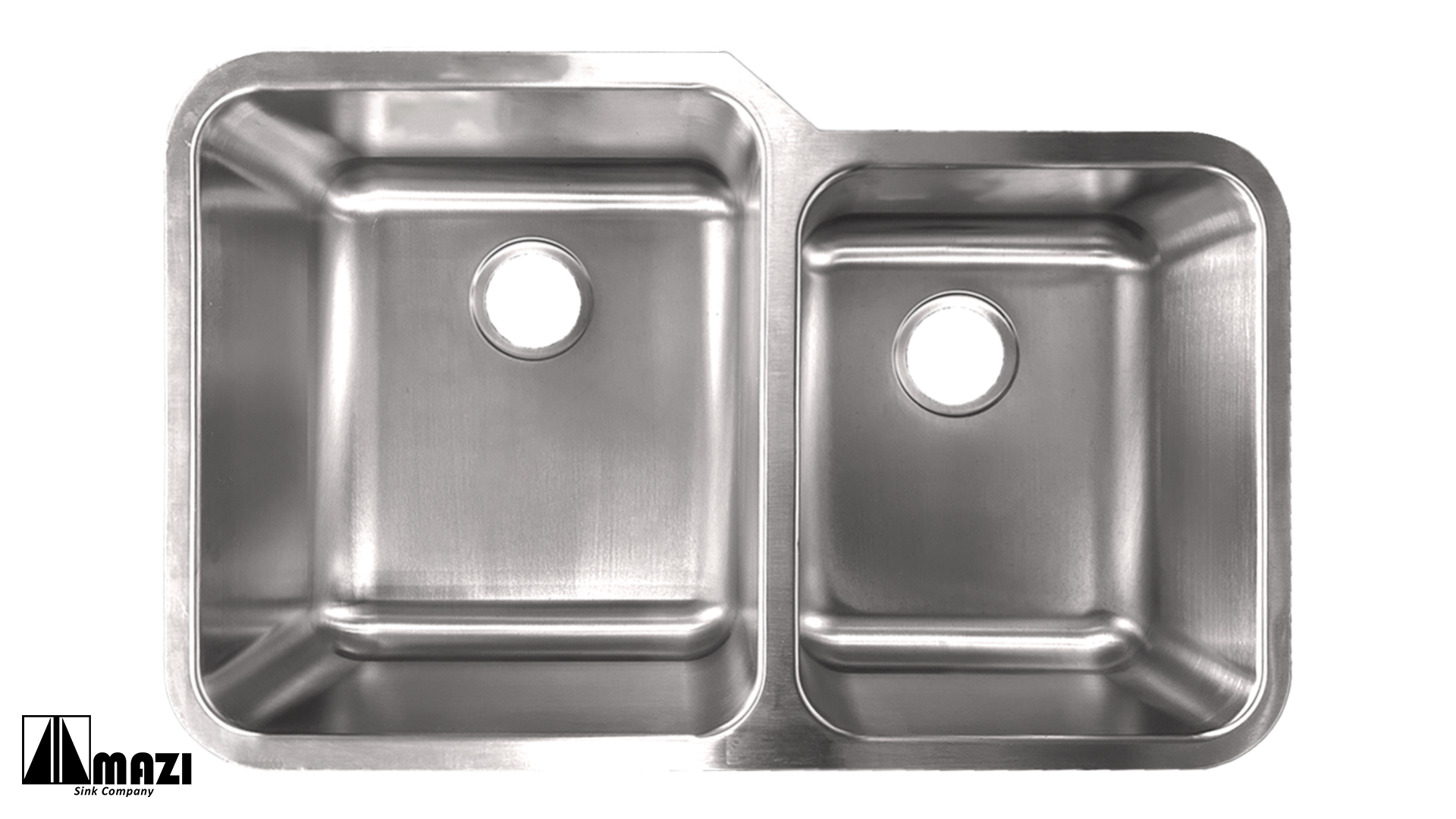 Premium Stainless Steel Kitchen Sink RD3221L - 16 Gauge Undermount Single Bowl with Soundproof Padding - Perfect for Modern Homes & Restaurant Kitchens