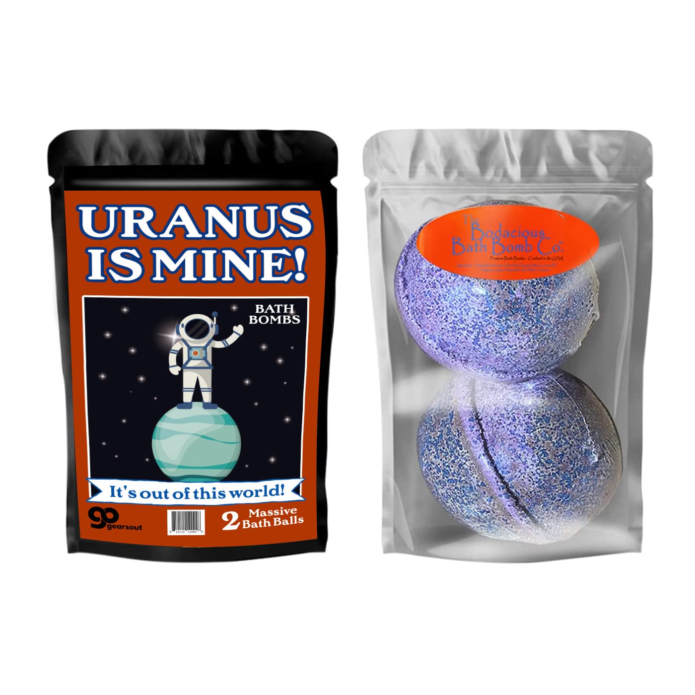 Uranus is Mine Bath Bombs - Funny Gag Gifts for Adults | Christmas Novelty Gift for Santa's Naughty List | Relaxing Bath Bombs for Spa & Gift Giving
