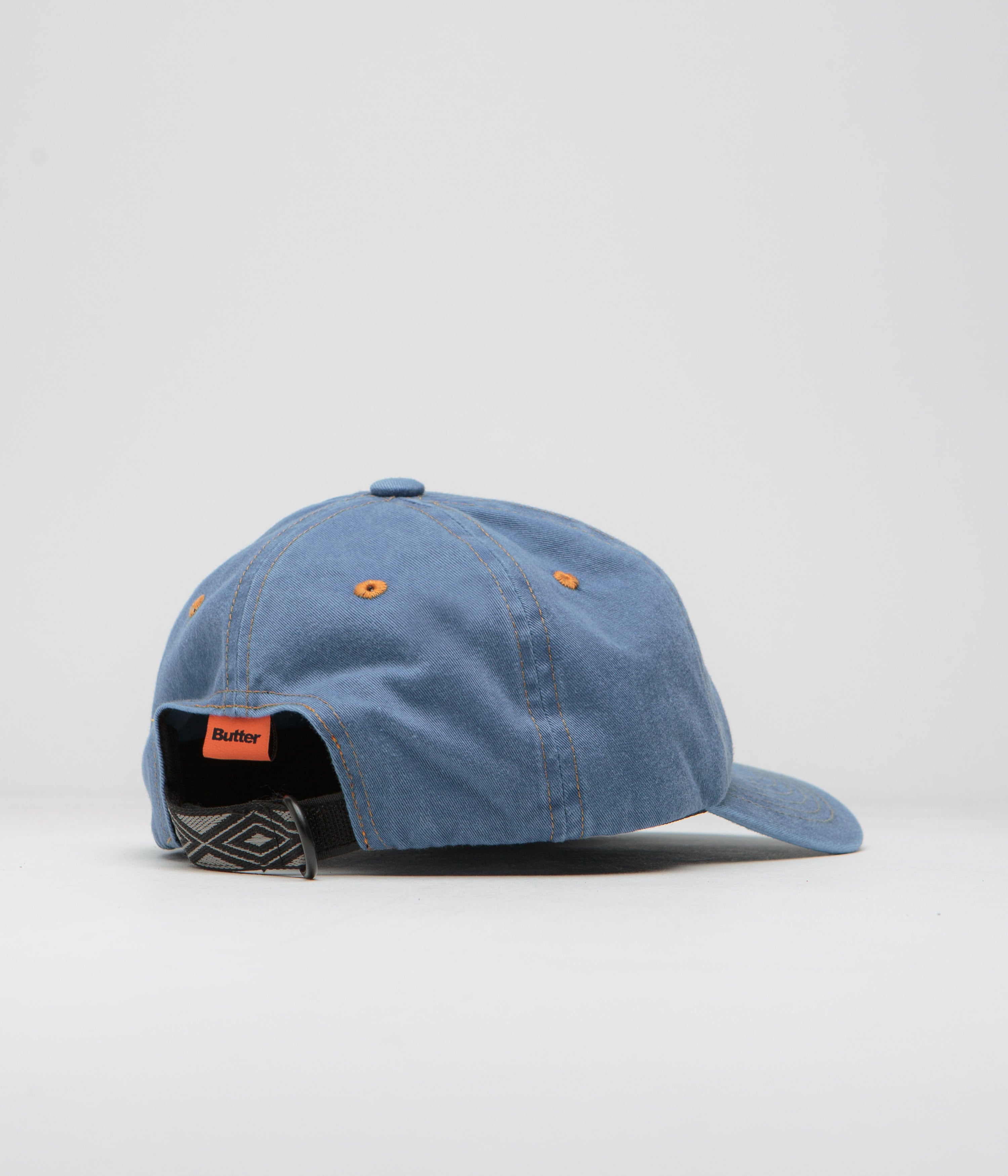 Butter Goods Rounded Logo Baseball Cap - Slate | Adjustable Dad Hat for Men & Women | Perfect for Outdoor Activities, Sports & Casual Wear