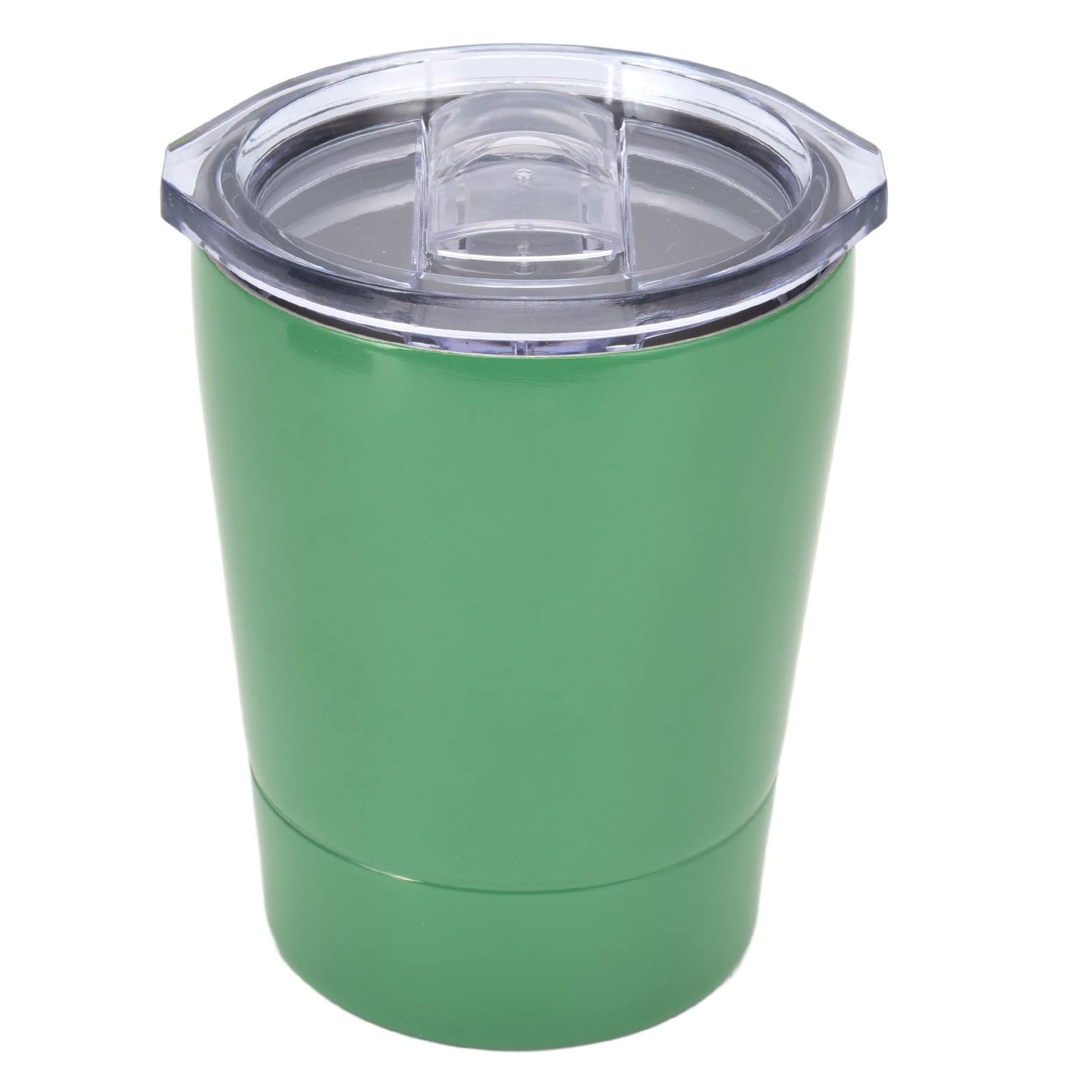 Premium Stainless Steel Coffee Mug - 260ml Double Wall Insulated Travel Mug for Hot & Cold Drinks - Keeps Coffee, Tea, Milk Beverages Hot/Cold for Hours - Perfect for Office, Camping, Commuting (Green)