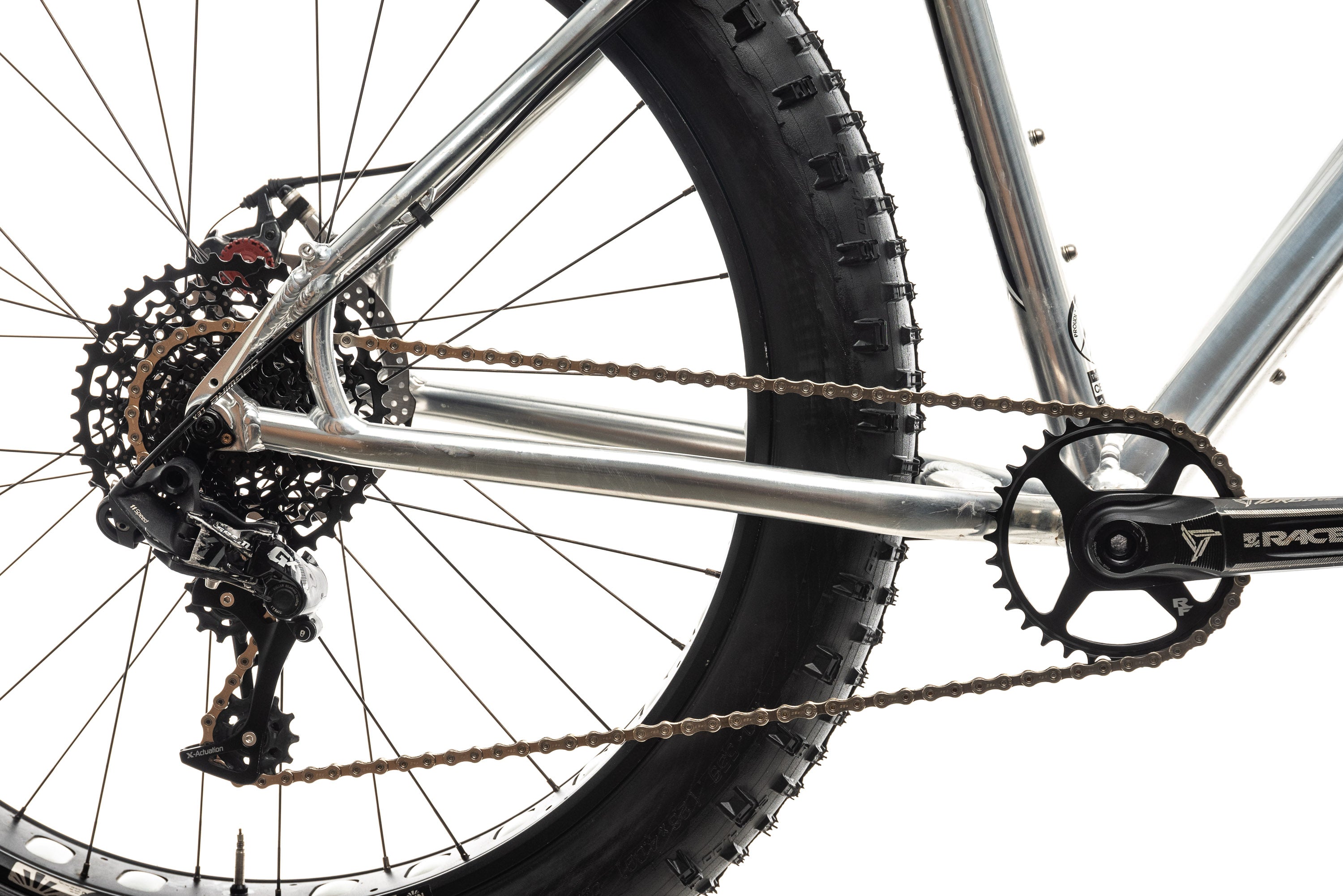 9:Zero:7 Whiteout AL Fat Bike - Large Size for Men & Women - Perfect for Snow, Sand & Off-Road Trail Riding
