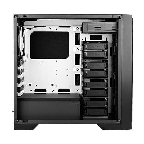 Antec P101 Silent Mid-Tower PC Case - Soundproof Computer Chassis with 4 Pre-Installed 120/140mm Fans & Noise-Dampening Panels | Perfect for Gaming Rigs, Workstations & Quiet Home Office Setups
