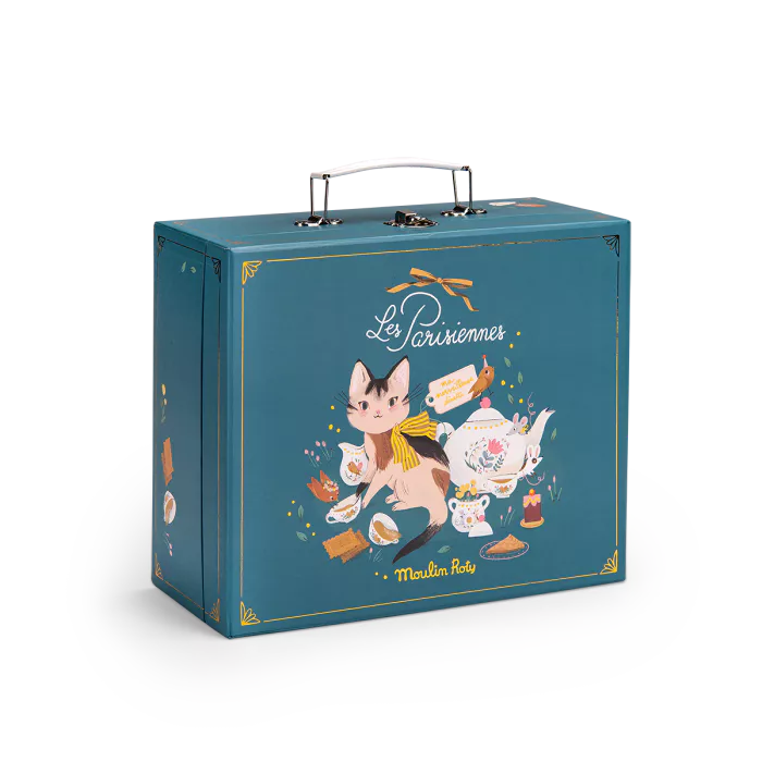Premium Ceramic Tea Set with Travel Suitcase - Elegant Dinnerware for Tea Lovers | Perfect for Home, Office, Travel & Gifting