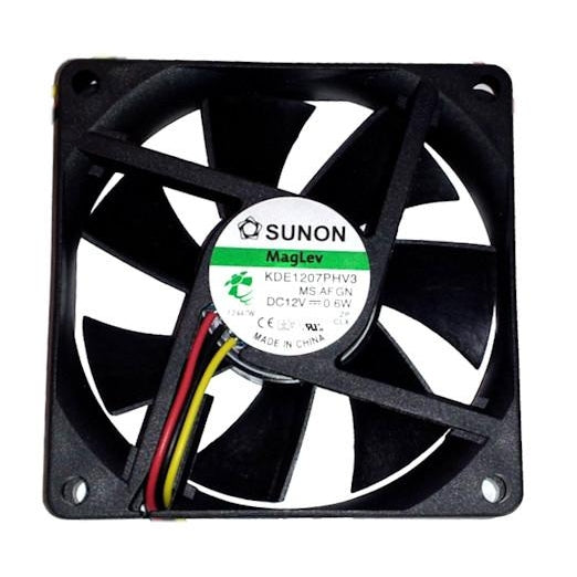Sunon 70x70x15mm 3Pin Vapo Bearing 12V Low Speed Cooling Fan KDE1207PHV3 - Perfect for PC Cooling, Electronics Projects & DIY Computer Builds