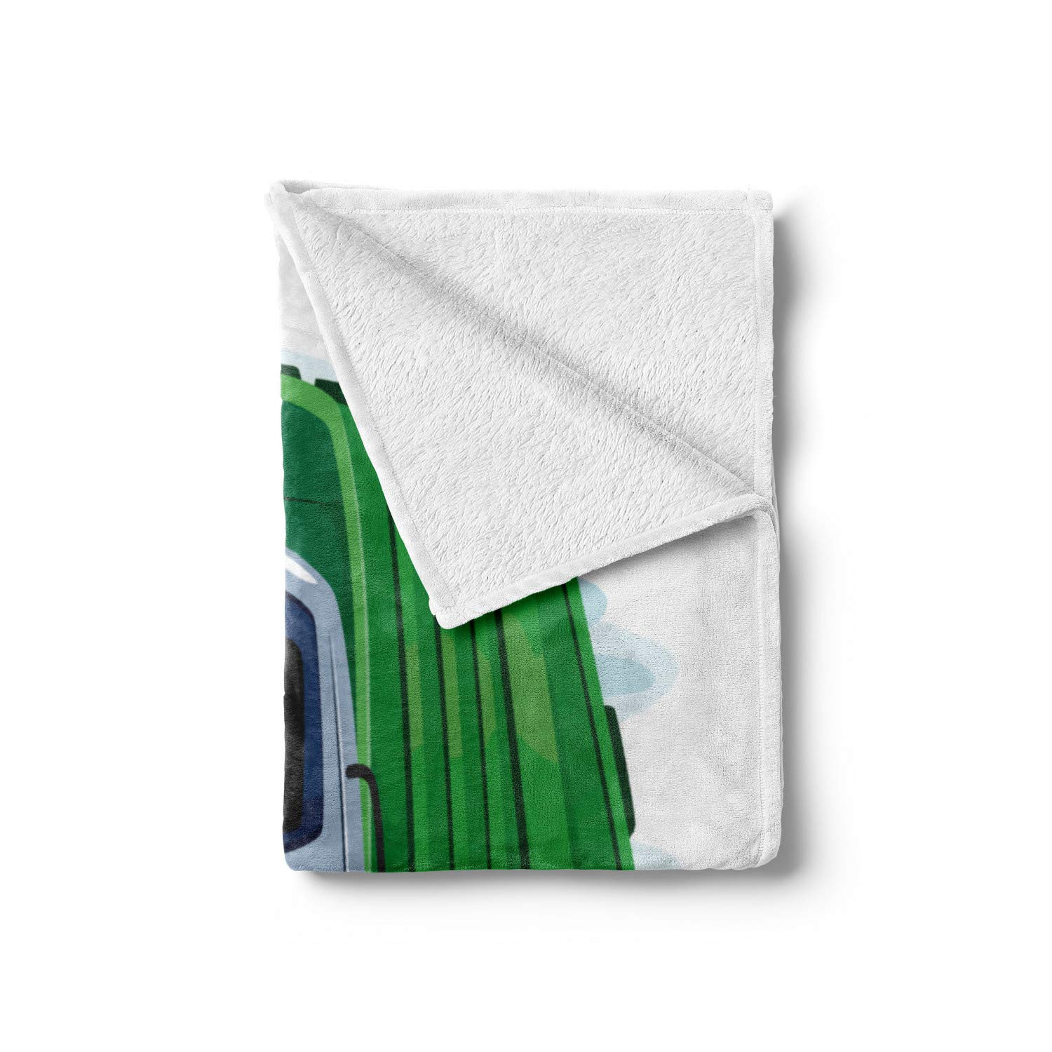Ambesonne Garbage Truck Fleece Throw Blanket - 60