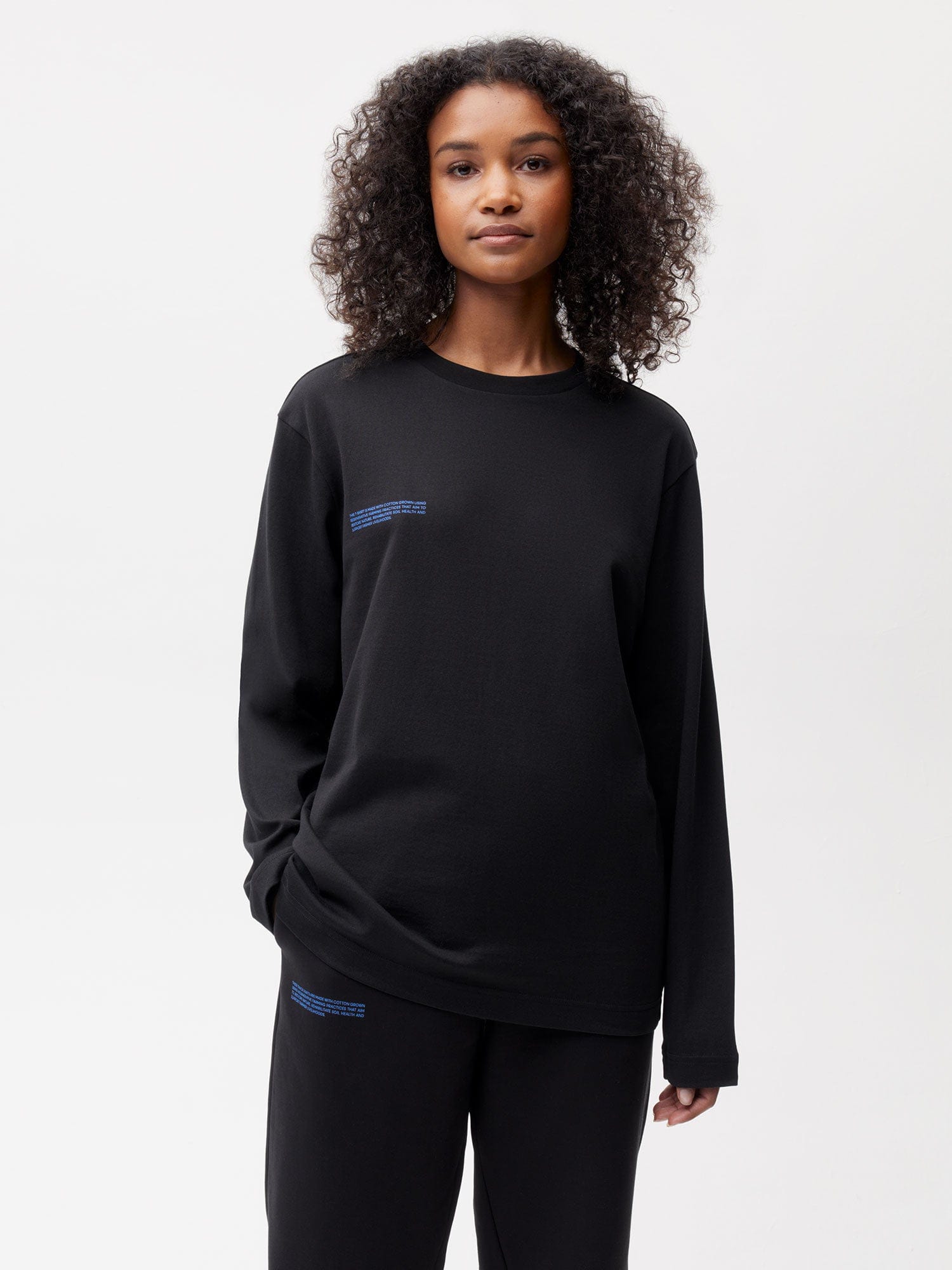 Women's Convertible Cotton Long Sleeve T-Shirt - Black | Casual Wear, Layering & Outdoor Activities