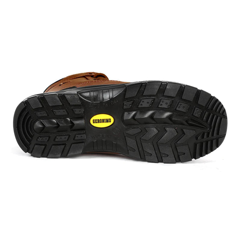 GERONIMO Women's CSA Approved Pull-On Work Boots - Waterproof, Slip-Resistant, Steel Toe for Construction, Warehouse & Outdoor Work