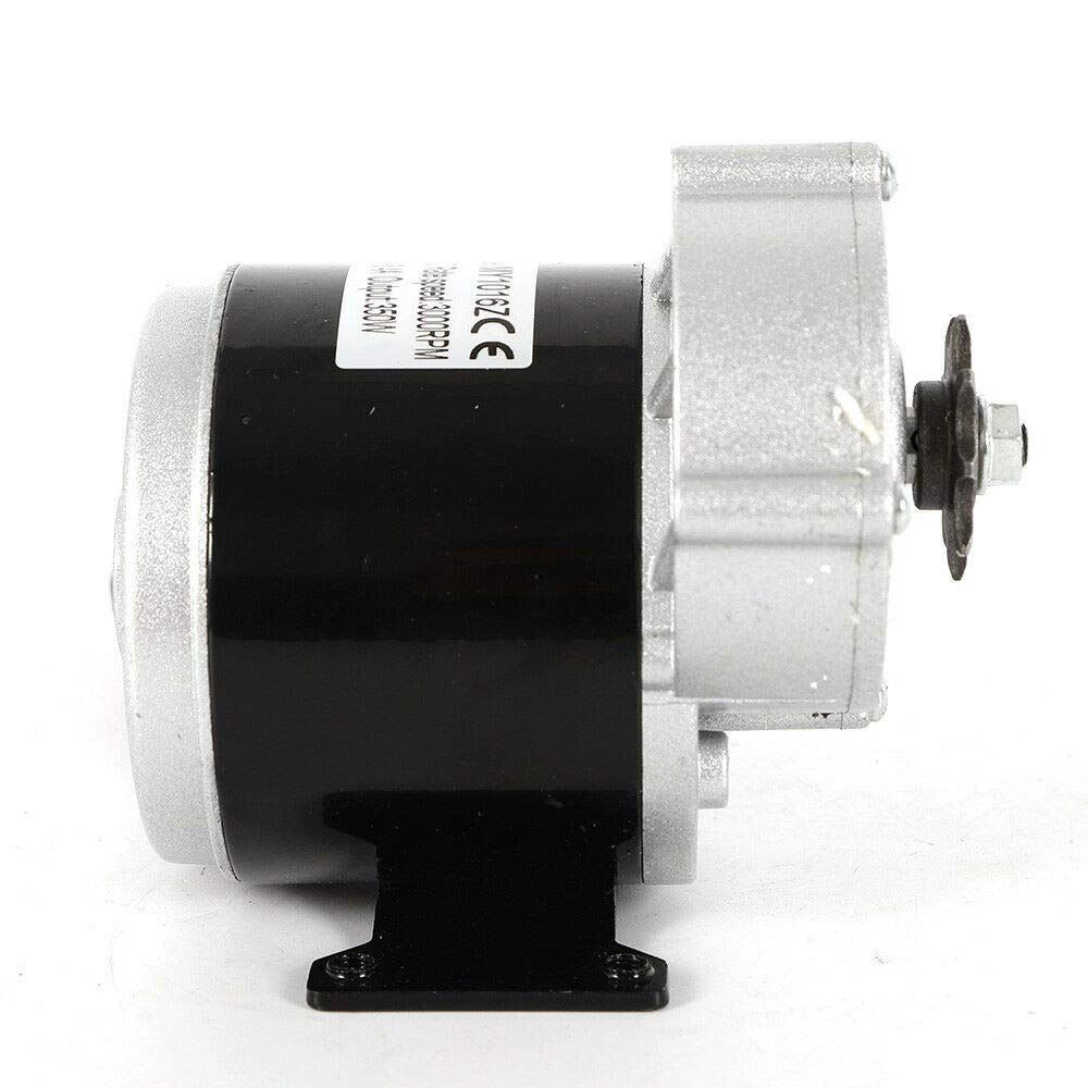 24V 350W MY1016Z Brushed DC Electric Bicycle Motor with 9 Tooth Sprocket - Perfect for E-Bikes, ATVs, and DIY Electric Vehicle Projects - Upgrade Your Ride for Commuting, Off-Road Adventures & More