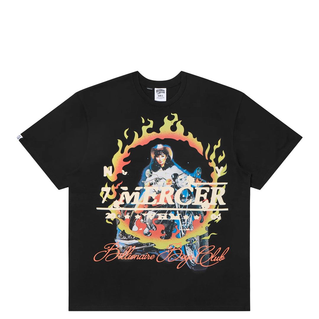 MERCER M.C Oversized Knit Tee - Soft Black Cotton T-Shirt for Men & Women | Casual Wear, Layering, Street Style Outfits