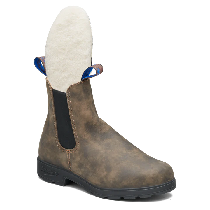 Blundstone 2223 Winter Thermal Original Women's High Top Boots - Rustic Brown Waterproof Leather for Cold Weather & Outdoor Activities
