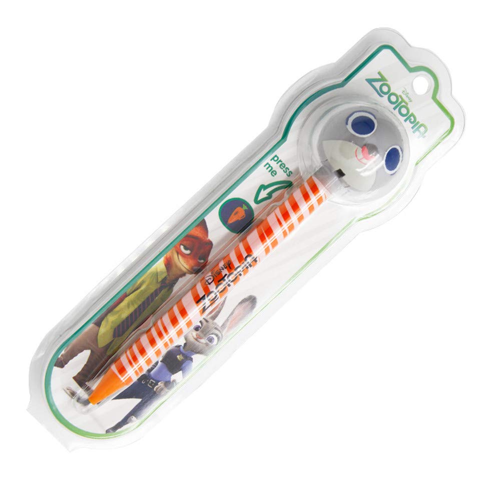 Disney Zootopia 3D Rabbit & Fox Cartoon Ballpoint Pen - Fun Writing Gift for Kids, School & Office Supplies (2-Pack) - Perfect for School Projects, Note-Taking & Disney Fans