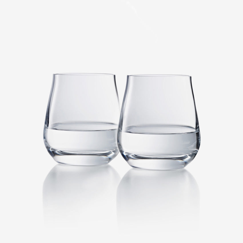 Baccarat Crystal Château Tumblers Set of 2 - Luxury Drinking Glasses for Wine, Whiskey & Cocktails - Perfect for Weddings, Anniversaries & Elegant Dinner Parties