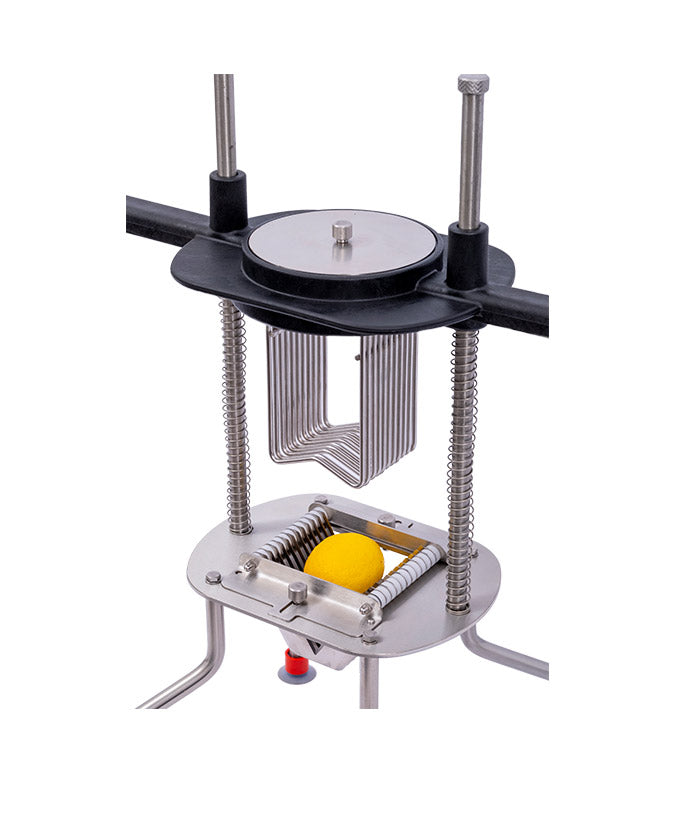 Cancan® Vertical Tomato Slicer - Stainless Steel Tomato Cutter with Non-Slip Handle for Perfect Slices - Ideal for Sandwiches, Salads, and Meal Prep