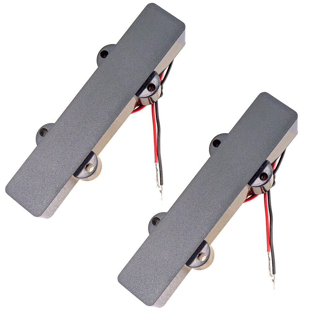 4 String Electric Guitar Jazz Bass Sealed Closed Pickup - Black Guitar Parts for Enhanced Sound & Performance | Perfect for Jazz, Blues & Studio Recording
