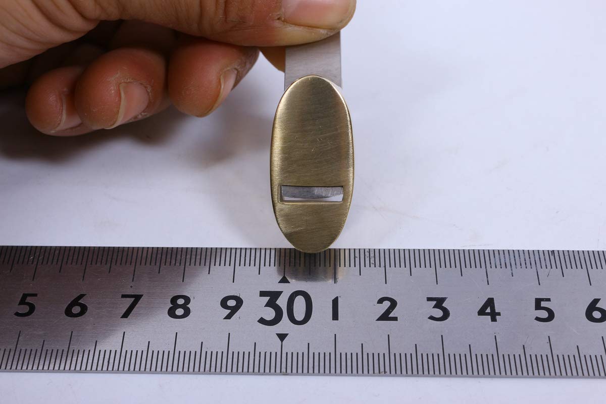 Brass Convex Bottom Planes Set for Guitar & Violin Making - Mini Steel Blade Woodworking Tools for Luthiers & Craft Projects - Perfect for Instrument Repair, DIY Wood Carving, and Fine Woodworking