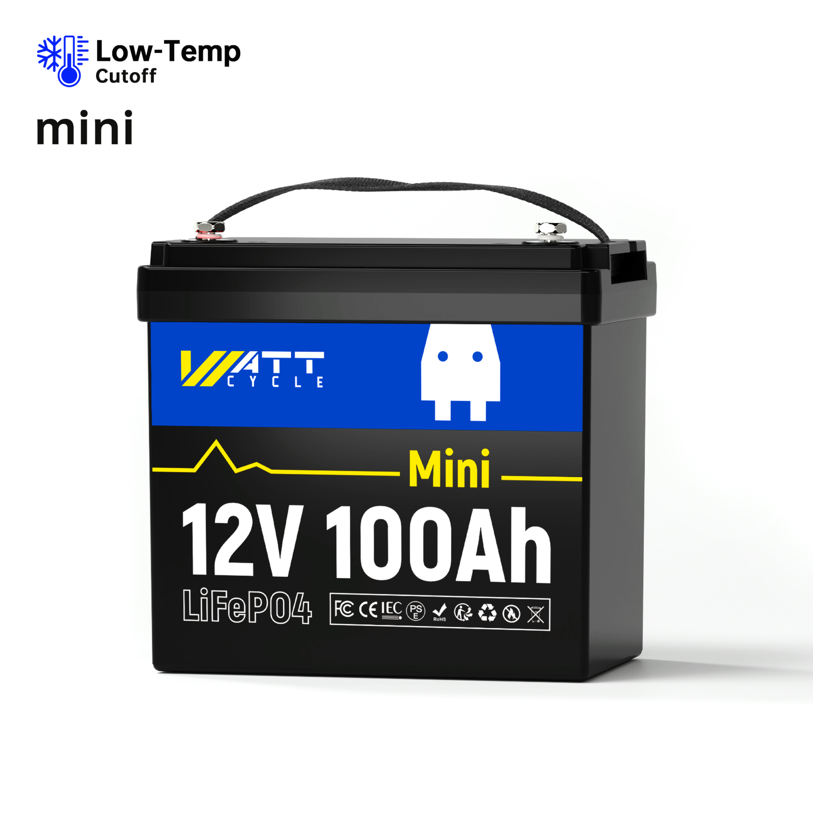 Like New 12V 100Ah Mini LiFePO4 Lithium Battery - Lightweight & Long-Lasting Power for RVs, Solar Systems, Marine, and Off-Grid Applications