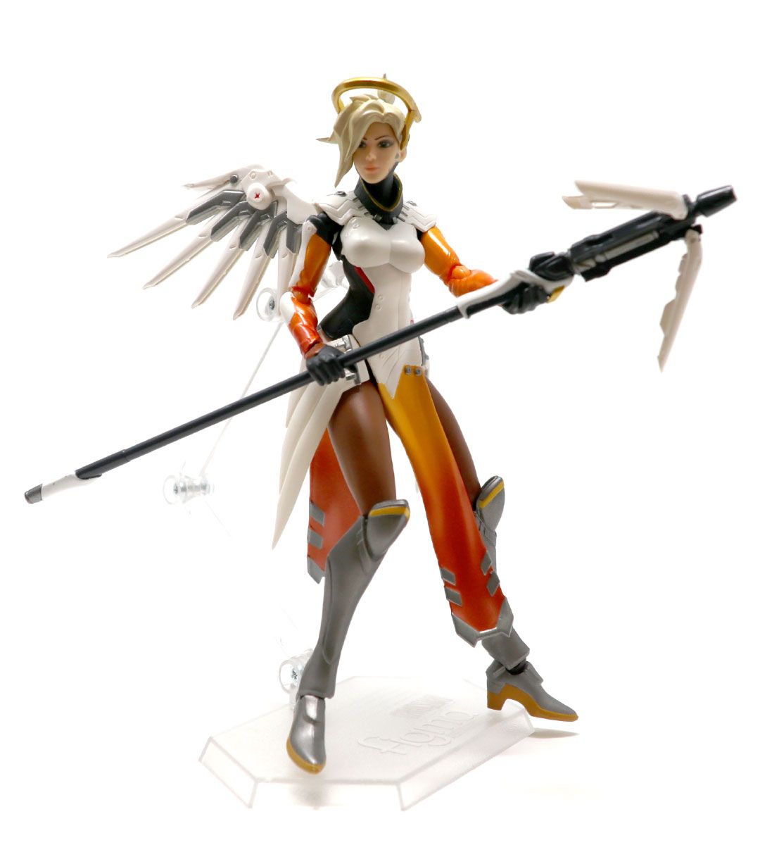 Figma Mercy Action Figure - Overwatch Collectible Model for Fans & Gamers - Perfect for Display, Cosplay, and Gaming Enthusiasts
