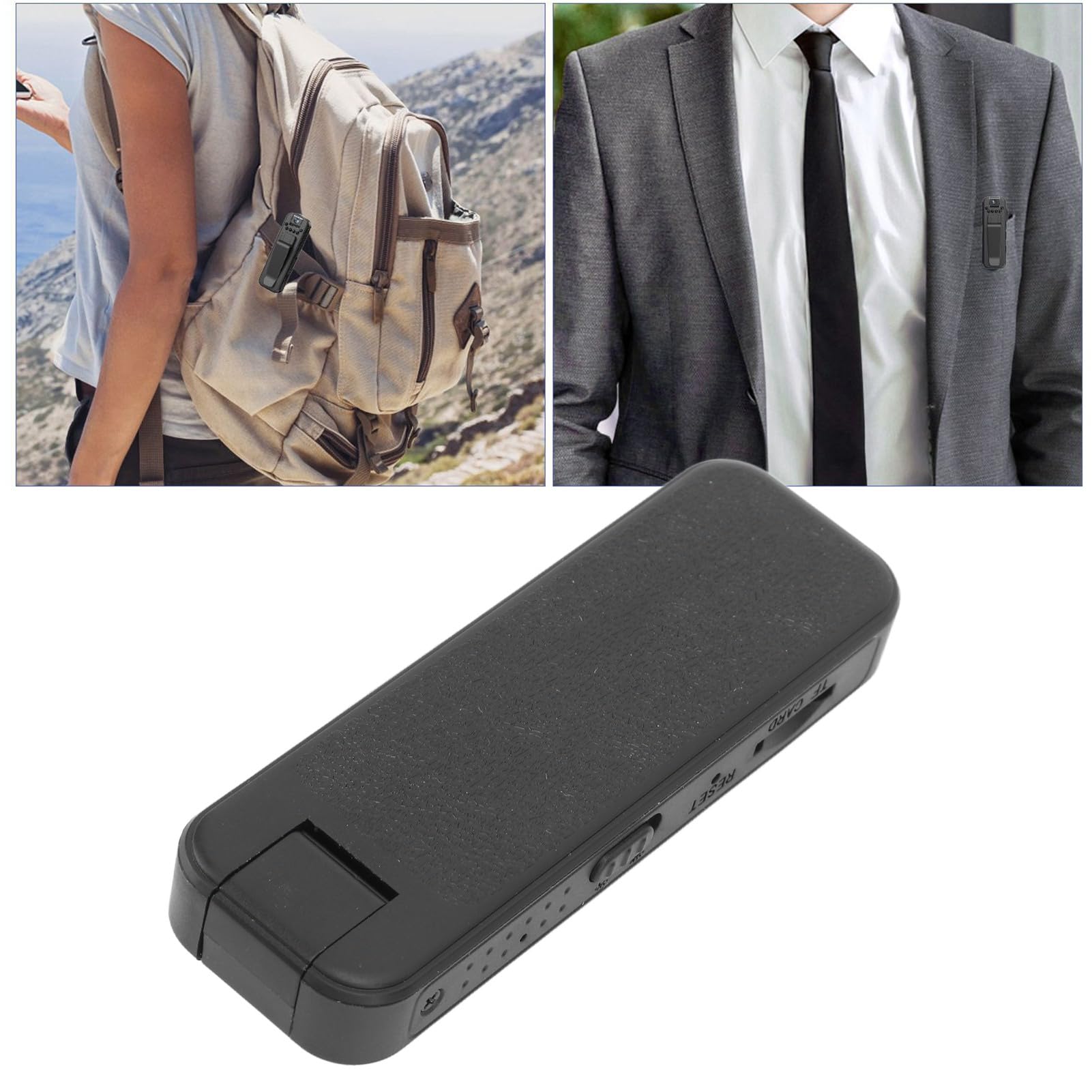 Vikye Mini Body Camera 1080P HD - Wide Angle Noise Reduction, Portable Clip-On Magnetic Camera with Loop Recording - Ideal for Security, Law Enforcement, and Outdoor Activities