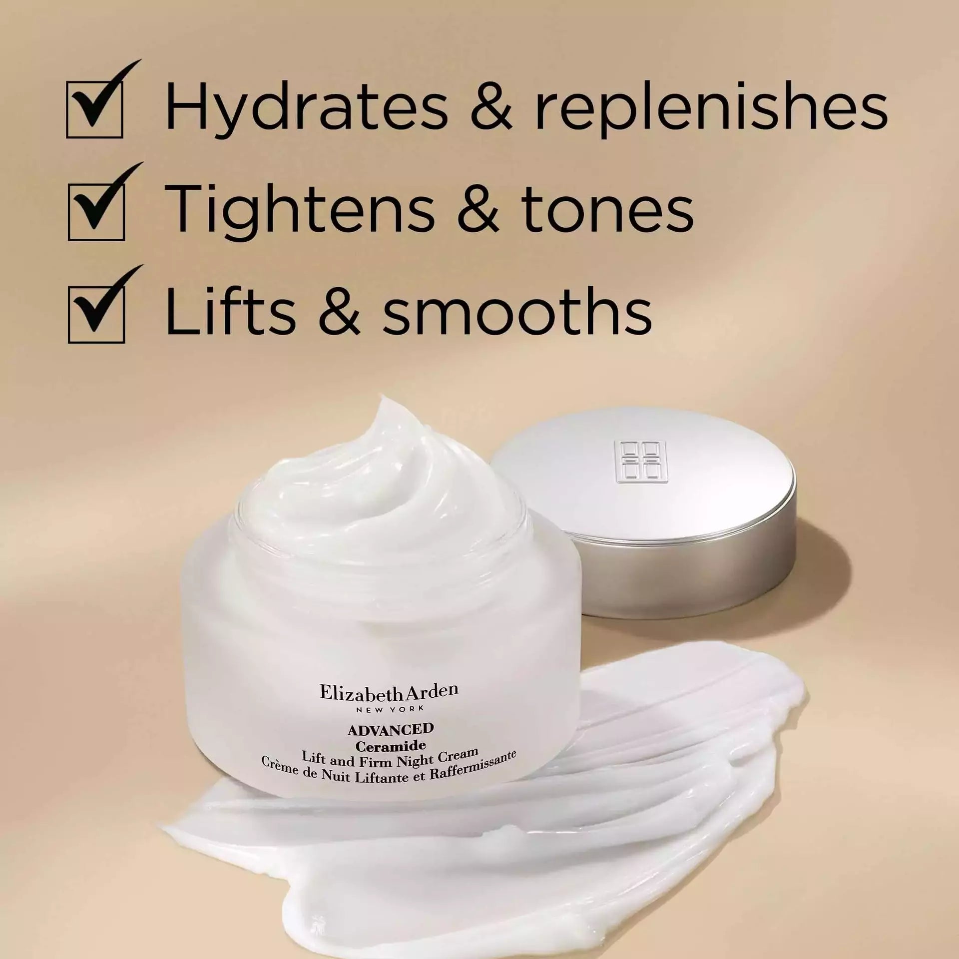 Advanced Ceramide Lift & Firm Day SPF + Night Cream Set - Anti-Aging Skincare Duo for Wrinkles & Dry Skin | Daytime Protection & Overnight Repair