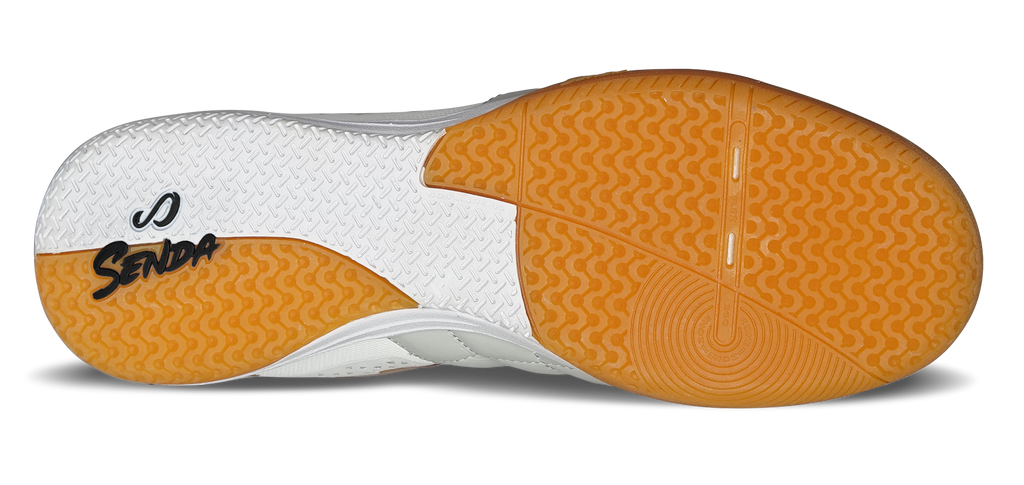 Senda Athletics USHUAIA Pro 2.0 Futsal Soccer Shoes - Gold Color for Indoor Football & Training - Lightweight & Durable for Competitive Play