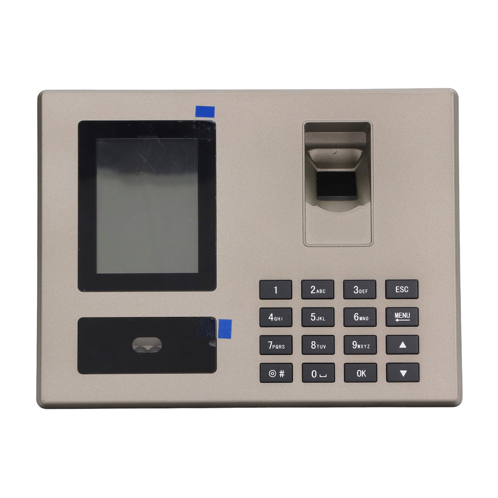 Biometric Time Clock with Fingerprint & Face Recognition - 1500 User Capacity, TFT LCD Screen, US Plug - Ideal for Small Business Employee Attendance Tracking & Workforce Management