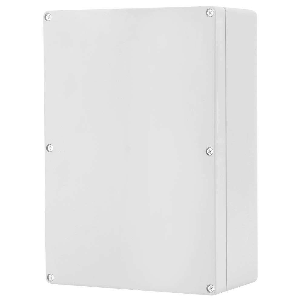 ABS Plastic IP65 Waterproof Junction Box 263x185x95mm - Electrical Enclosure Box for Outdoor Cable Connections, Project Box & Instrument Case - Ideal for Solar Panels, Security Systems & Industrial Wiring