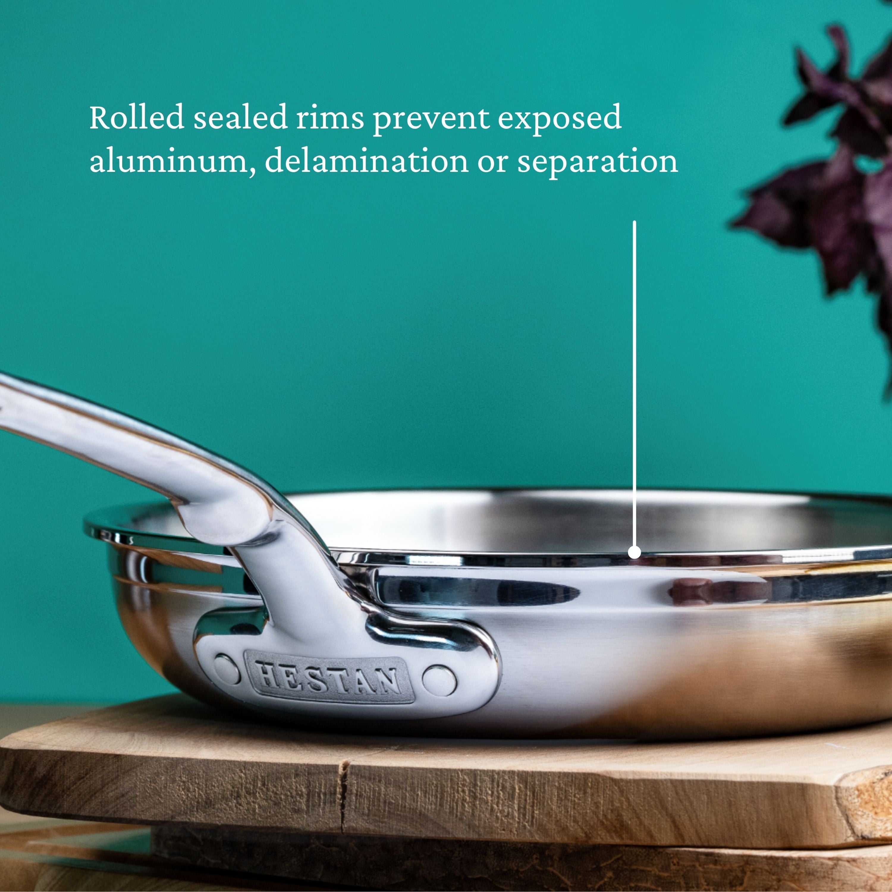 Hestan Probond Open Skillet - Premium Nonstick Frying Pan for Professional Cooking - Perfect for Sautéing, Frying & Stir-Frying at Home or Restaurant