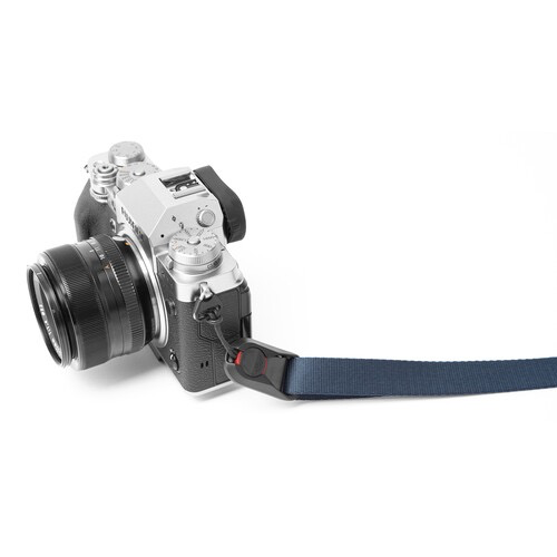 Peak Design Leash Camera Strap (Midnight Blue) - Adjustable & Comfortable DSLR/SLR Neck Strap for Photographers - Perfect for Travel, Hiking & Outdoor Photography