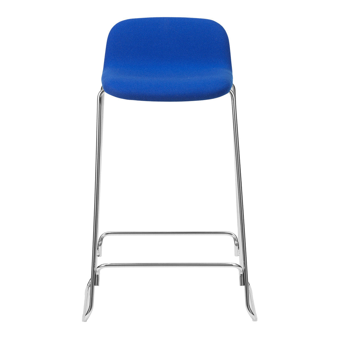 Just Counter Stool with Back - Fully Upholstered Bar Stool for Kitchen Island, Breakfast Nook & Home Decor | Comfortable & Stylish Seating Solution
