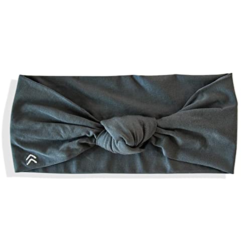 Soulvation Knot Headband for Women - Stylish & Comfortable Hair Accessory (Ash) - Perfect for Yoga, Workouts, and Everyday Fashion