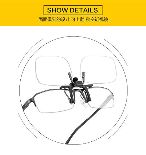 Clip-on Blue Light Blocking Reading Glasses with Multifocus Lenses - Perfect for Computer Work, Reading & Screen Time