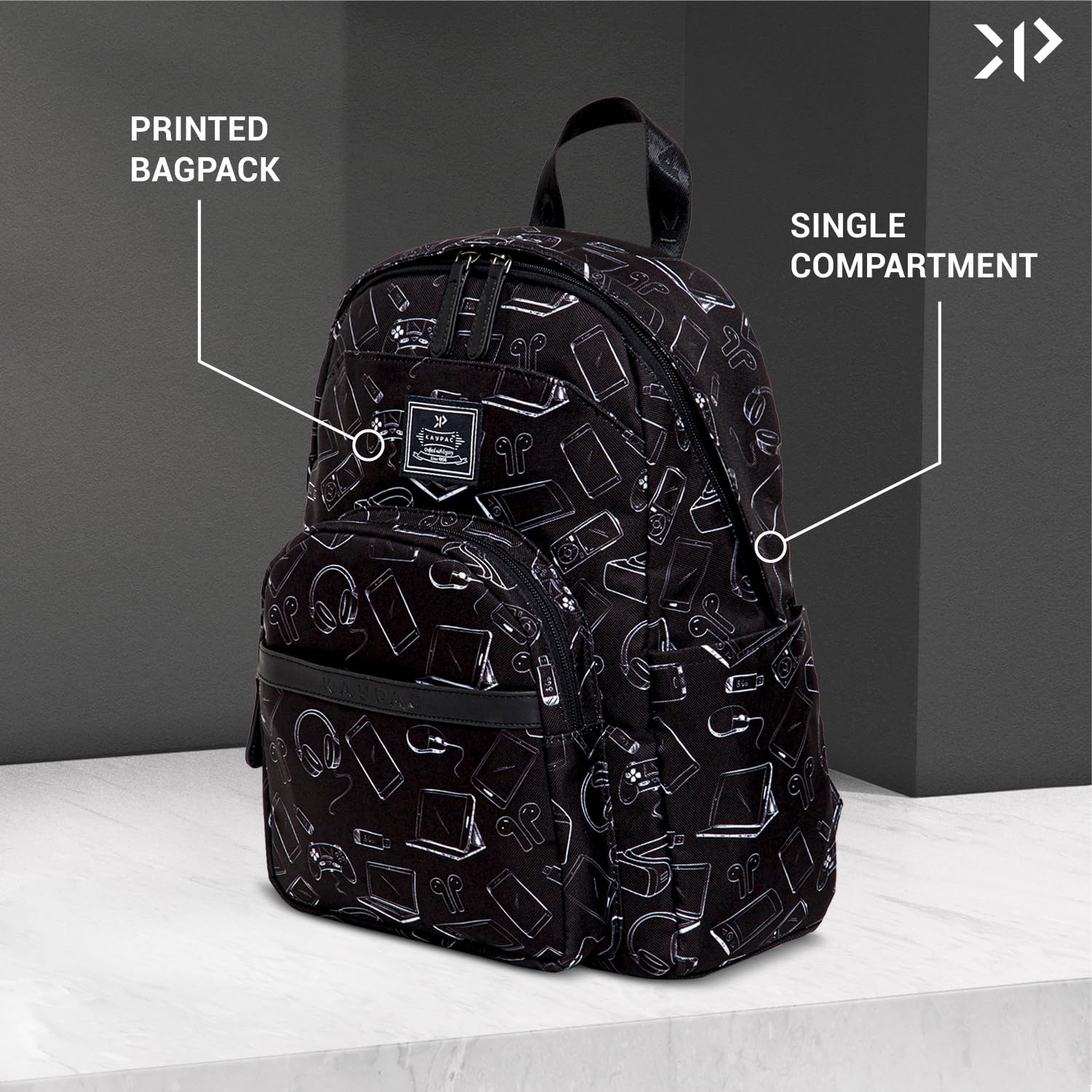 Kaypac Diaper Backpack - Waterproof Stylish Maternity Bag with Multiple Pockets for Baby Essentials | Perfect for Travel, Daycare & On-the-Go Moms | Large Spacious Baby Diaper Bag & Organizational Backpack