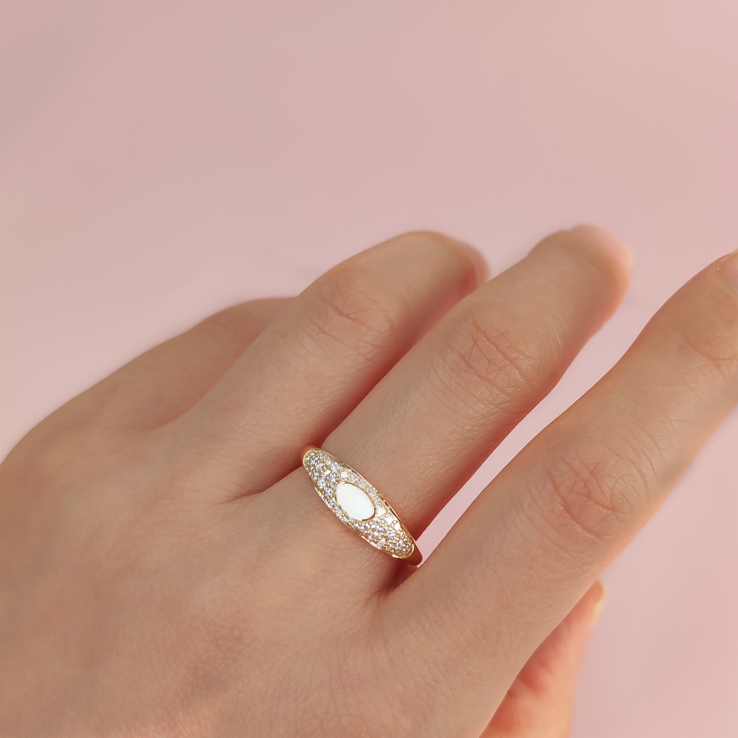 Celestial Glow Breastmilk Ring - Memorial Jewelry for Moms, Keepsake for Breastfeeding Mothers - Perfect for Everyday Wear, Special Occasions & Cherished Memories