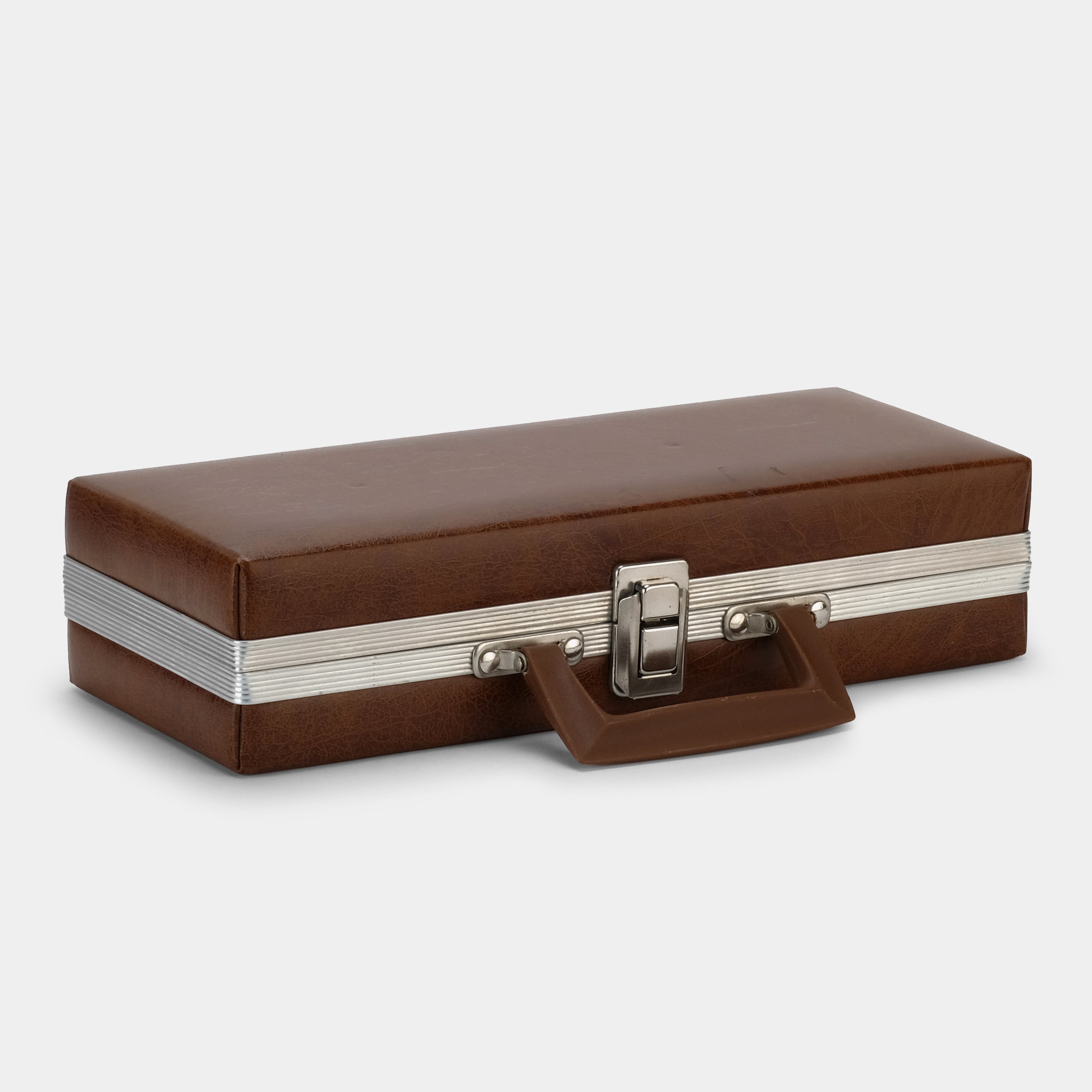 Vintage Brown Leather Cassette Tape Storage Case - Organize & Protect Your Music Collection - Perfect for Music Lovers, DJs & Retro Enthusiasts