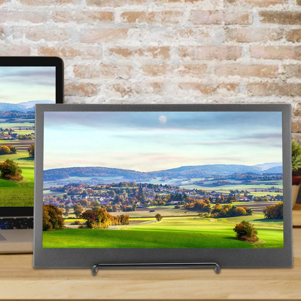KIMISS 11.6-Inch Portable Monitor - Full HD 1080P IPS Screen, HDR, 178° Wide Viewing Angle for Laptop, PC, Gaming, and Business Travel | Lightweight External Display for Work, Entertainment & Productivity