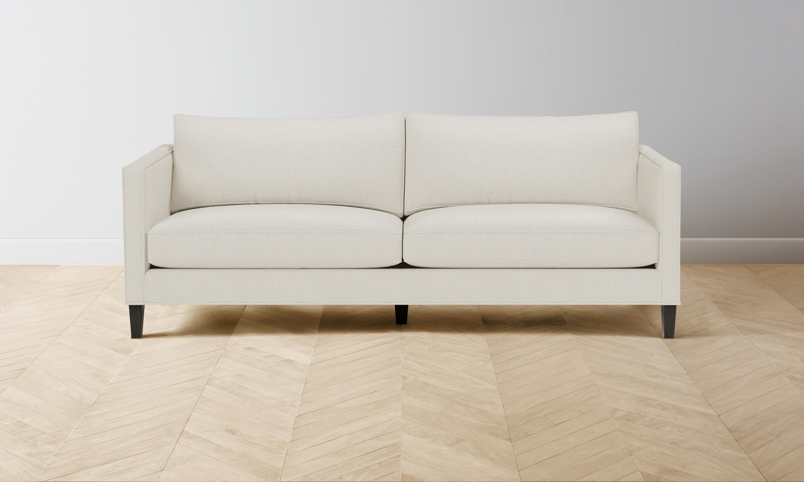 Crosby Sofa - Premium Performance Linen Weave Fabric Sectional Couch for Living Room, Lounge & Family Room - Durable & Stylish Modern Furniture