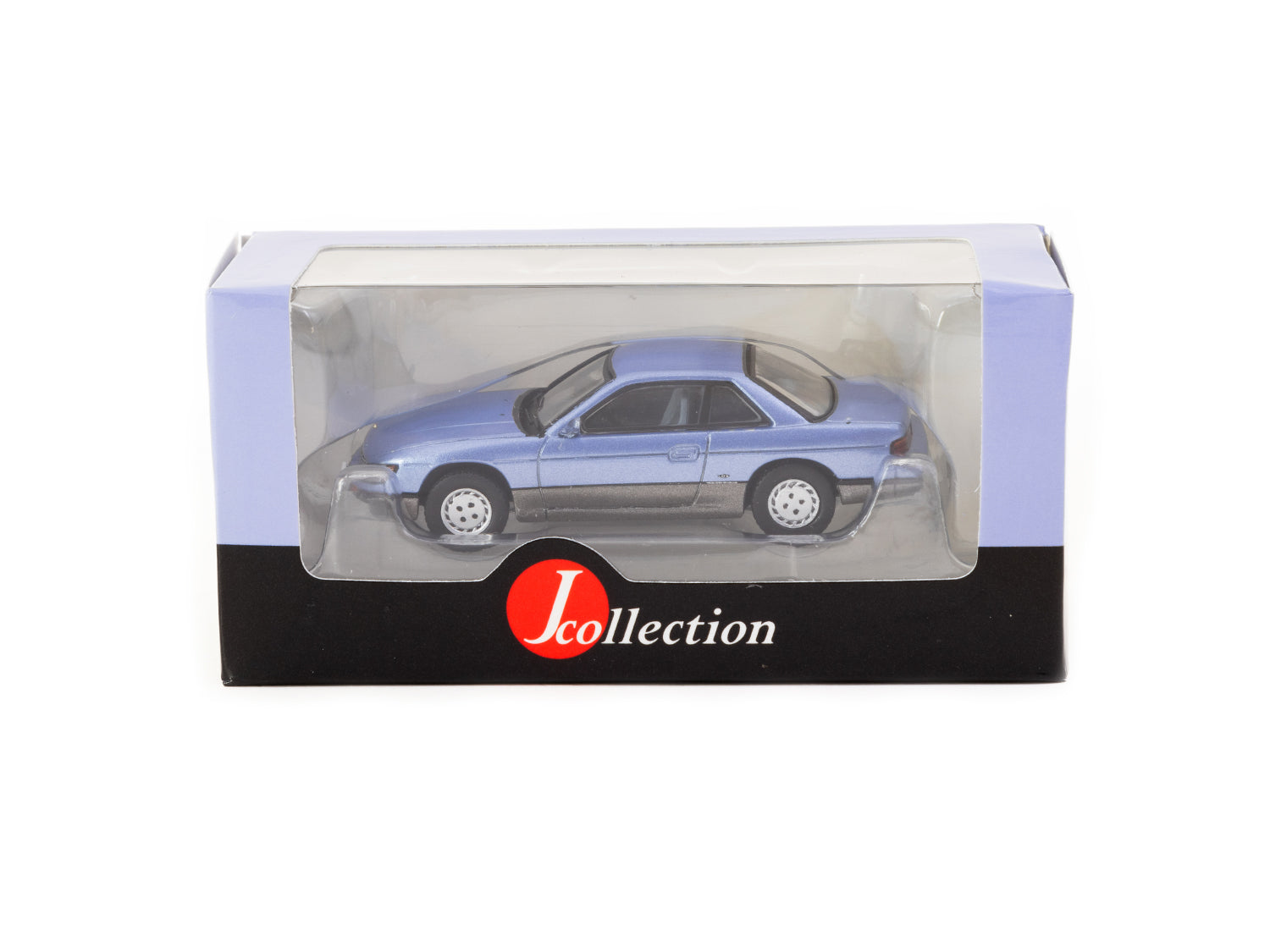 J Collection 1/64 Scale Nissan Silvia S13 Diecast Model Car - Blue & Grey Color - GLOBAL64 Series - Perfect for Collectors, Display & Racing Enthusiasts