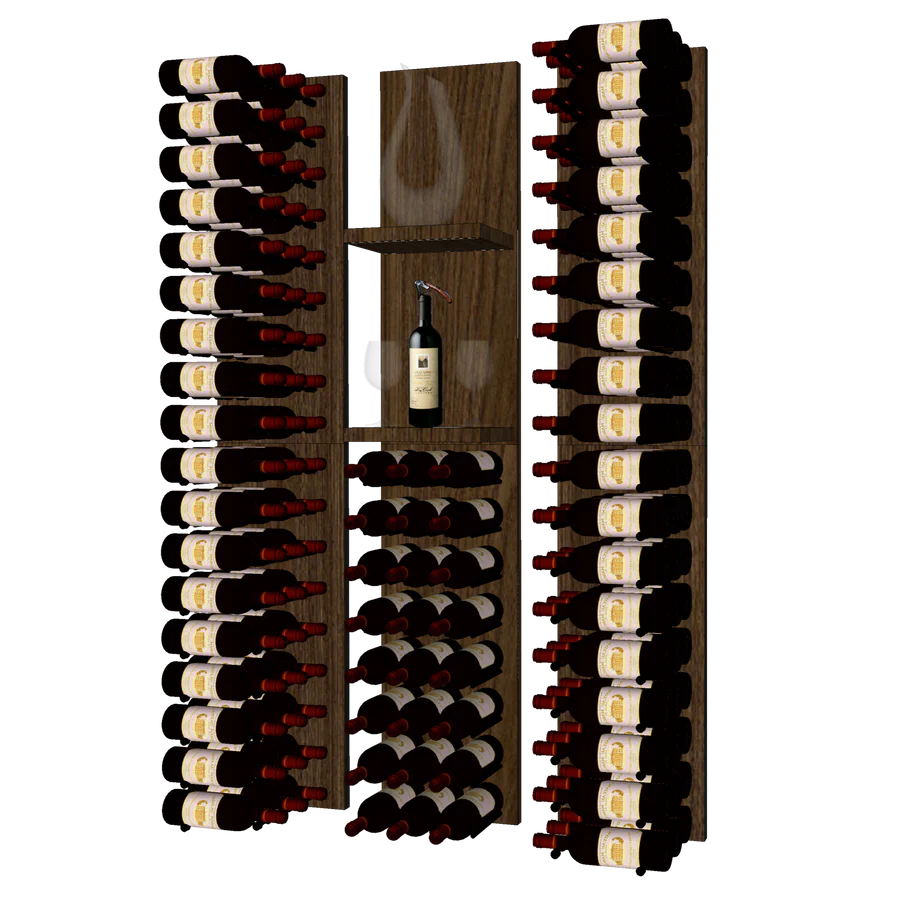 Blue Grouse THE SHOW VINdustry Wine Wall - Premium Wine Display Rack for Home, Bar, Restaurant & Wine Cellar Organization