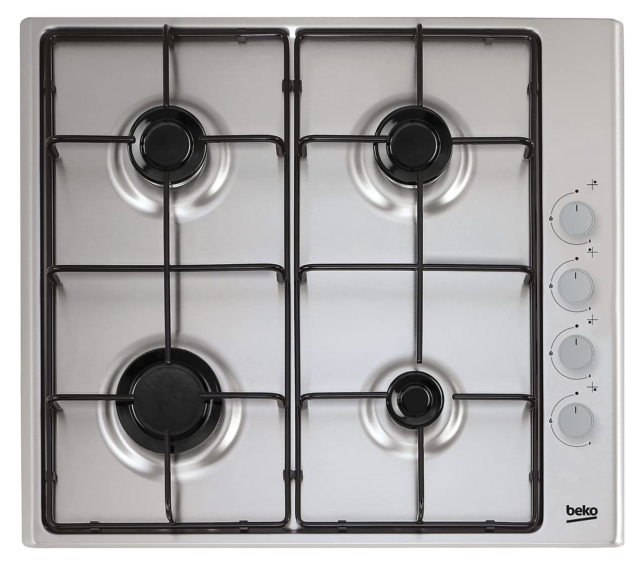60cm 4-Burner Stainless Steel Gas Cooktop - Perfect for Home Kitchens, Restaurants & Outdoor Cooking