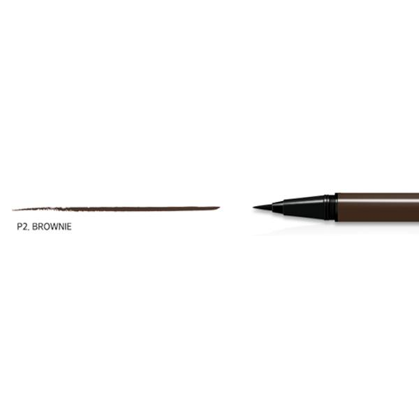MERZY The First Pen Eyeliner - Waterproof Liquid Eyeliner for Precise Winged Liner & Cat Eye Makeup | Long Lasting & Smudge Proof | Perfect for Daily Use, Parties & Special Occasions