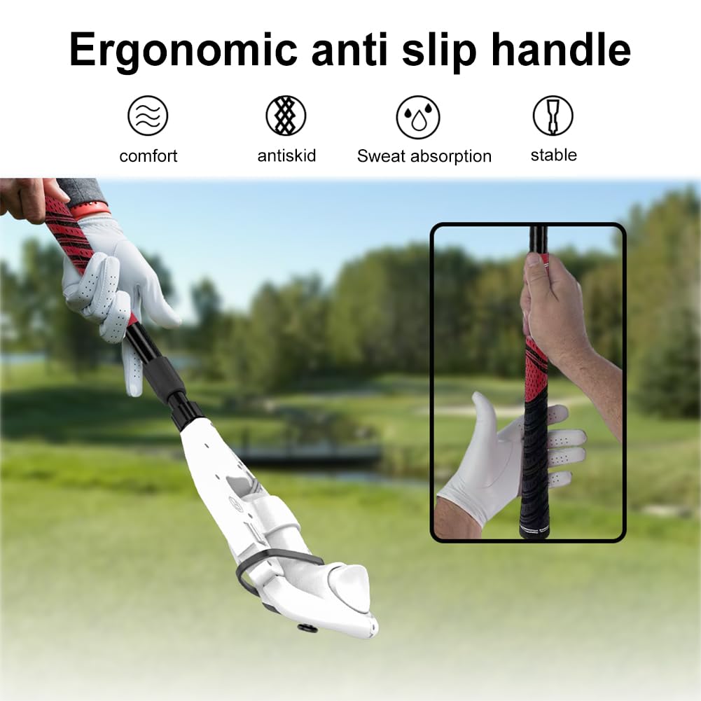 VR Golf Club Handle Compatible with Meta Quest 3 & Oculus Quest Pro - Enhance Your VR Golf Experience - Premium Virtual Reality Controller Grip Accessories - Perfect for Golf Simulators & VR Sports Gaming