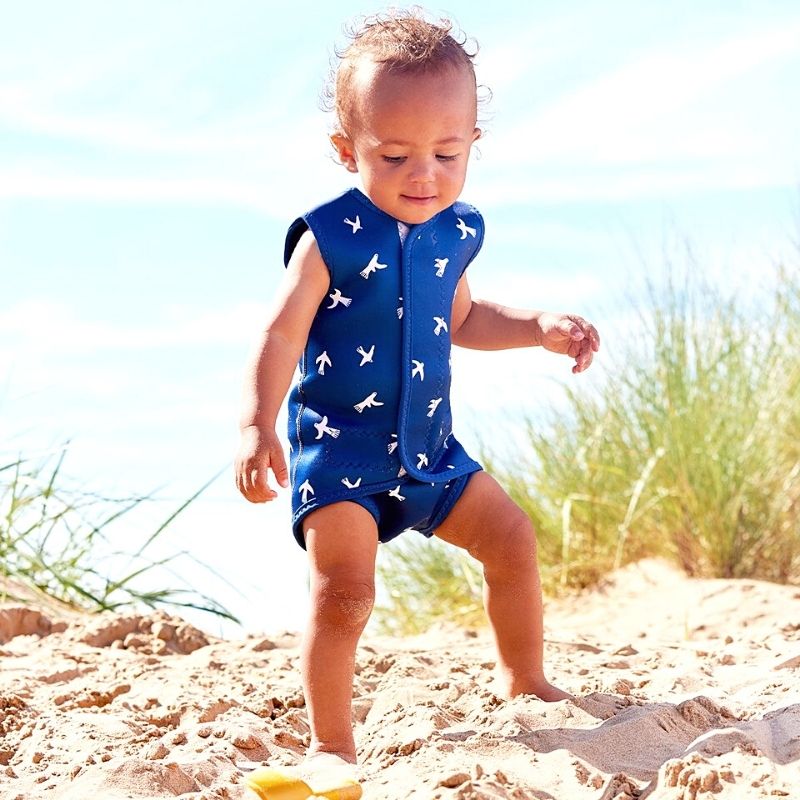 Neoprene Baby Wrap Wetsuit for Infants 0-18 Months | Warm & Comfortable Swimwear for Pool, Beach & Water Play