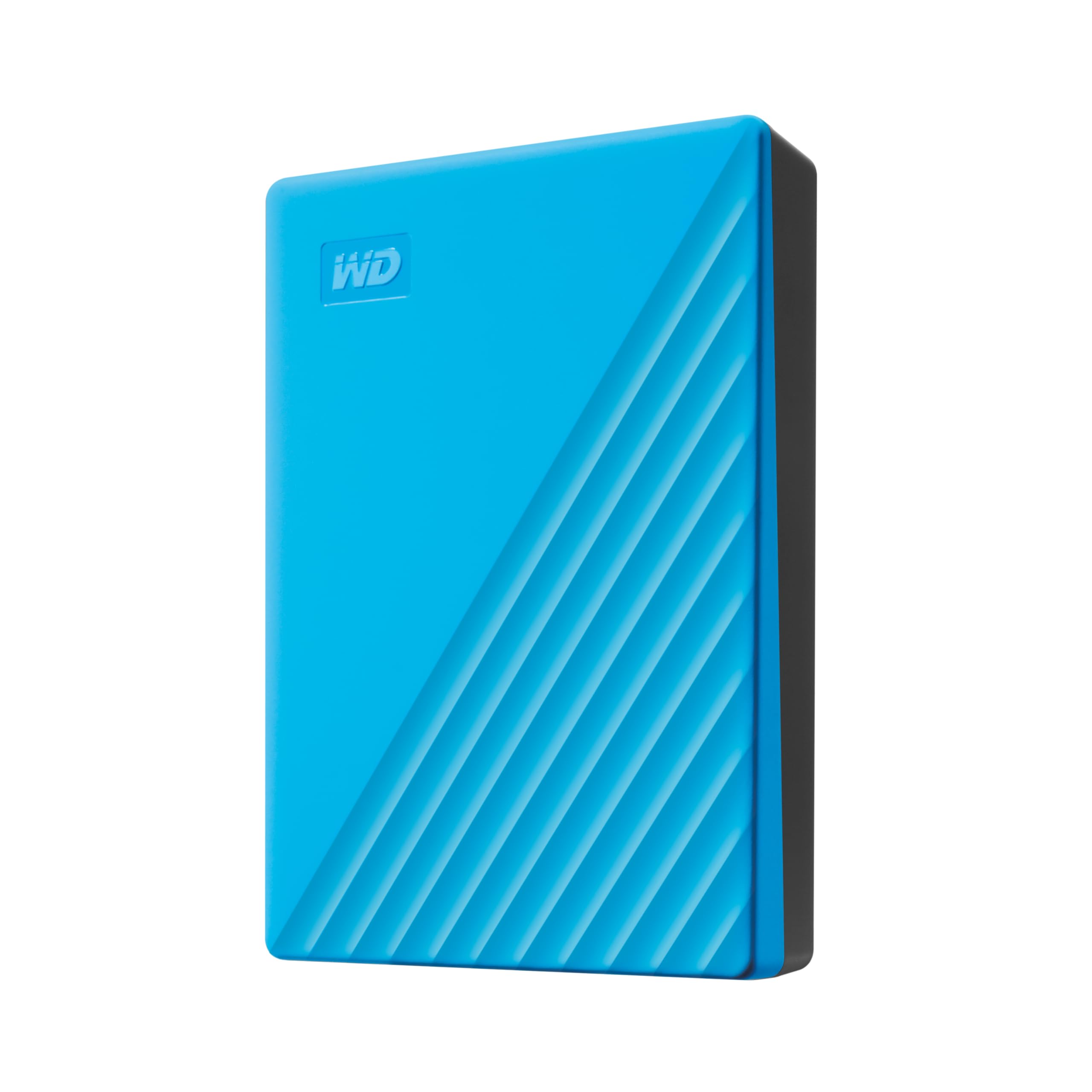 WD 6TB My Passport Portable External Hard Drive - USB 3.1/USB 3.0 Compatible, Password Protection & Ransomware Defense, Backup Software Included (Blue) - Perfect for Data Storage, Backup & Travel Use