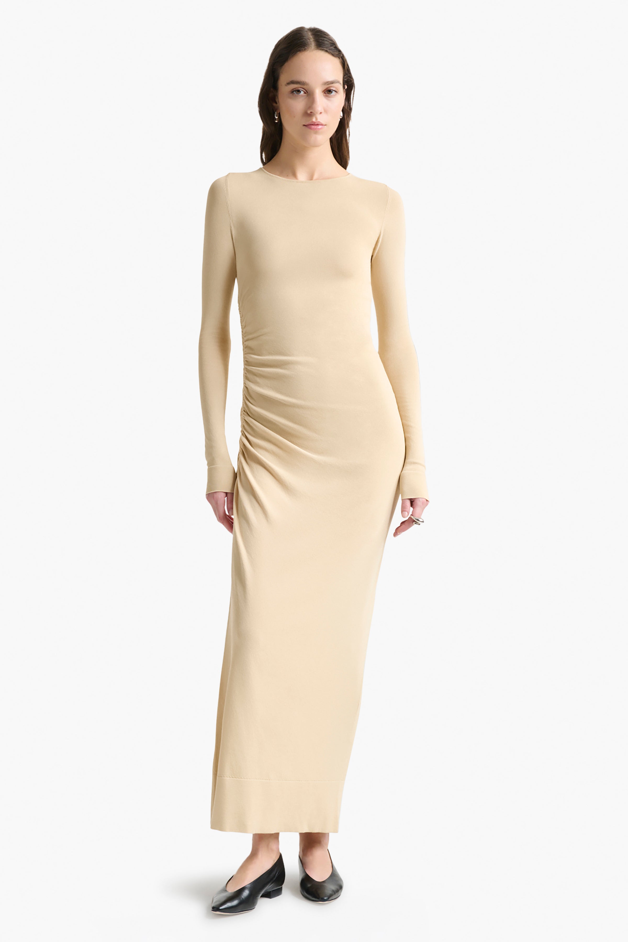 Robb Dress Wheat - Elegant Women's Casual Summer Dress for Outdoor Events & Parties | Perfect for Beach, Vacation & Date Nights