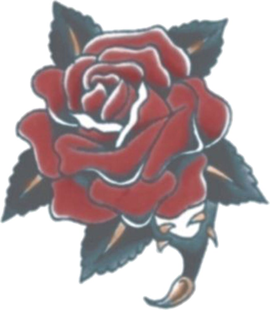 Vintage Rose Temporary Tattoos - Waterproof Fake Tattoos for Women & Men - Floral Body Art Stickers for Parties, Weddings, Festivals & Costume Events