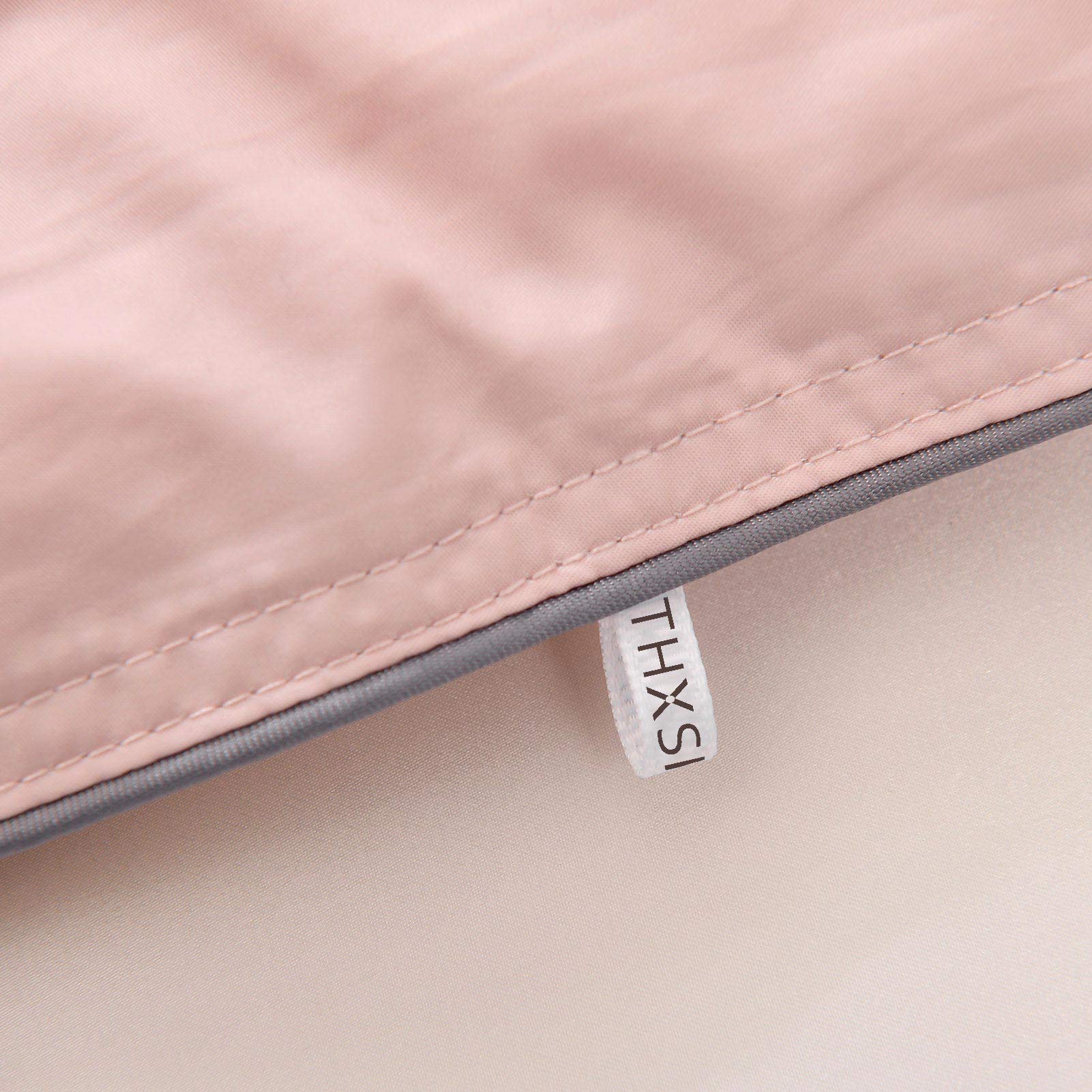 Luxury 100% Silk Filled Comforter with Cotton Shell - King Size Pink Silk Duvet for Winter - Breathable & Washable Silk Quilt for Bedroom, Hotel, and Gift Giving