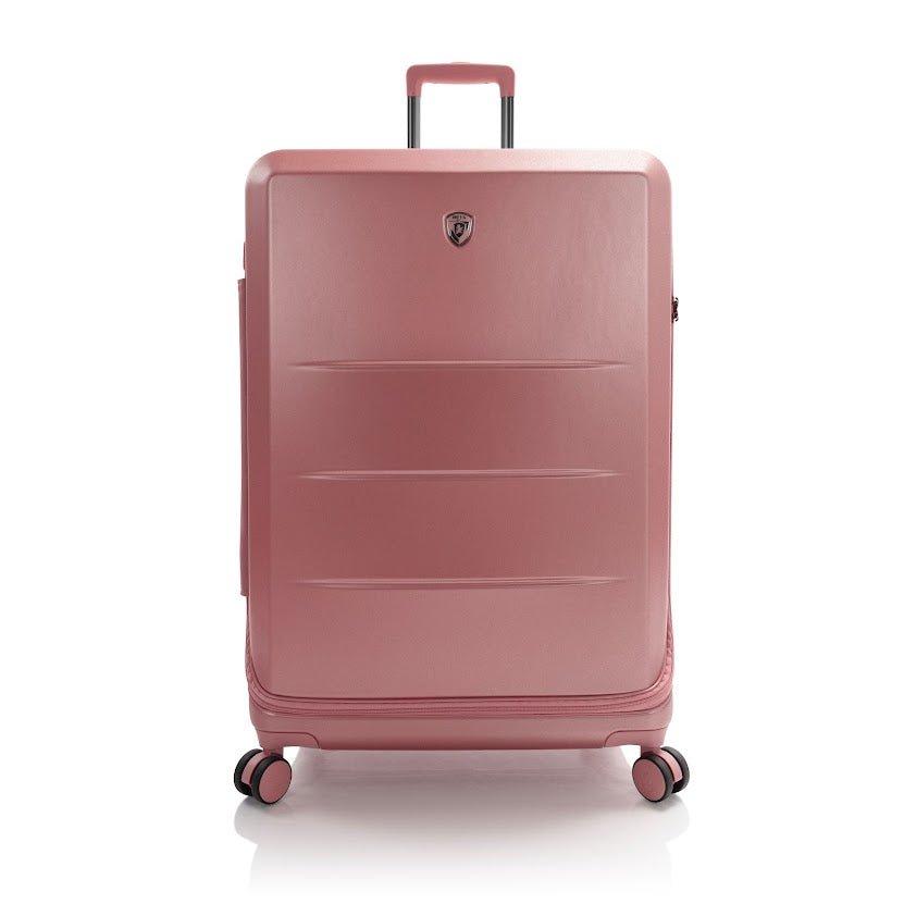 Heys EZ Fashion 30-Inch Large Checked Luggage Suitcase with Spinner Wheels - Perfect for International Travel & Long Trips