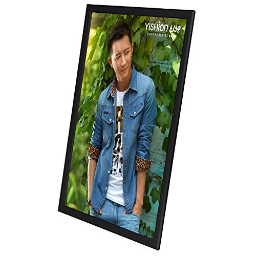**A2 Black LED Movie Poster Frame - Wall Mounted Aluminum Light Box for Home Theater & Advertising Display - Perfect for Movie Rooms, Theaters, and Retail Signage**