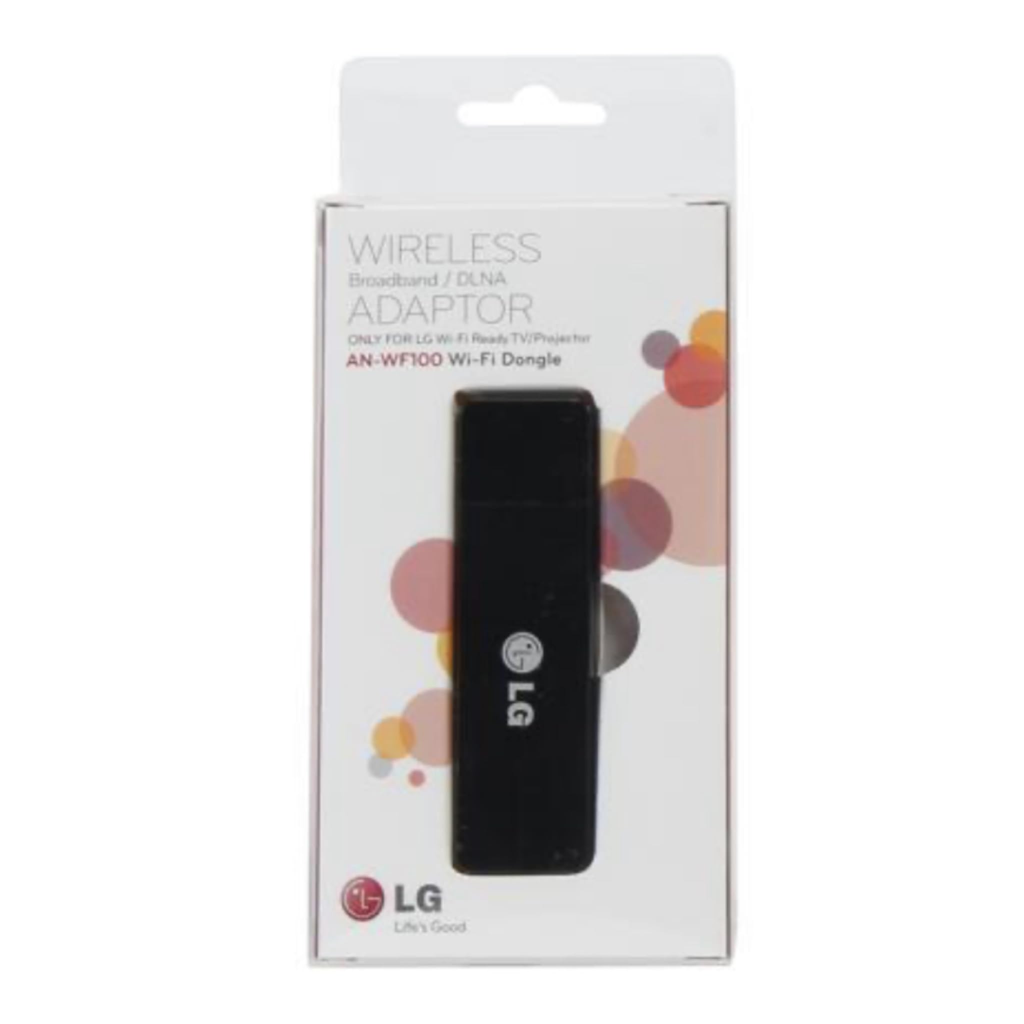 LG AN-WF100 WiFi Adapter for LG Smart TVs - Wireless USB WLAN Network Card | Fast & Stable Internet Connection for Streaming, Gaming & Smart Home Devices